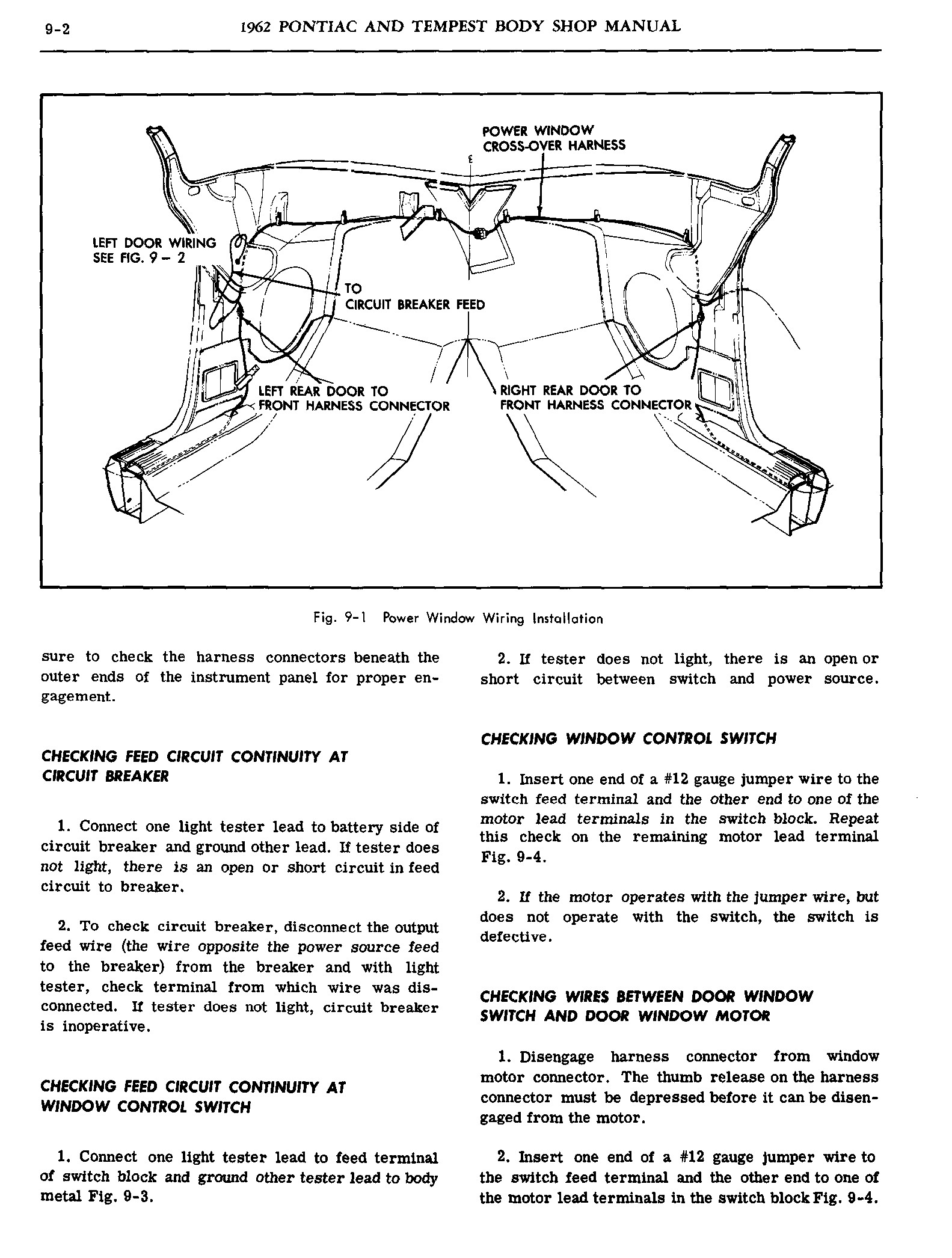 1962 Pontiac Shop Manual- Electrical Page 2 of 21